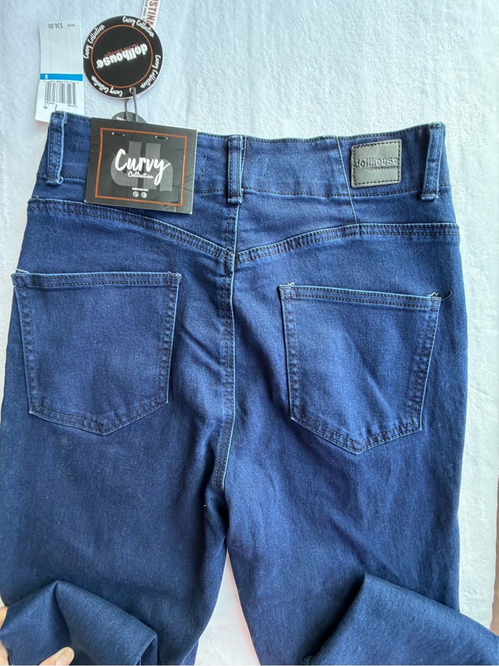 Dollhouse Women's Skinny Jeans in Dark Blue - Picture 5 of 6